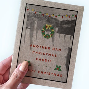 Une autre foutue carte de Noël ? ! - Carte de joyeux Noël - Carte de Noël sarcastique et drôle - Carte de voeux A2 - Carte kraft recyclée