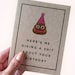 see more listings in the Cartes d'anniversaire - Drôle section