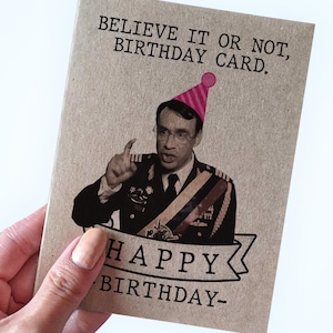 Carte d'anniversaire meme drôle pour mari, carte d'anniversaire croyez-le ou non, vous allez en prison carte d'anniversaire meme, carte d'anniversaire hilarante joyeux anniversaire femme