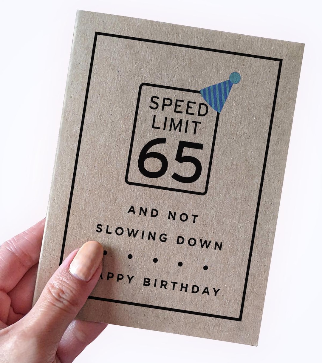 65th Birthday Card - Funny Dad Birthday Card for 65, Card for Dad, Card ...