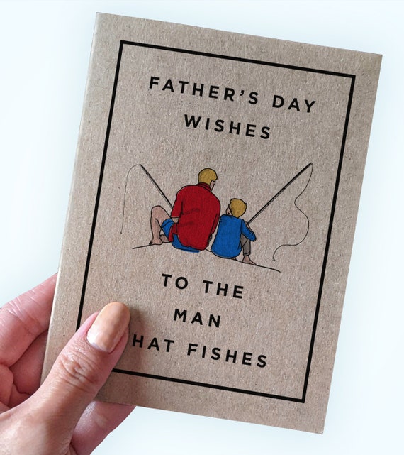 Buy Fishing Hobby Father's Day Card From Son Father's Day Wishes