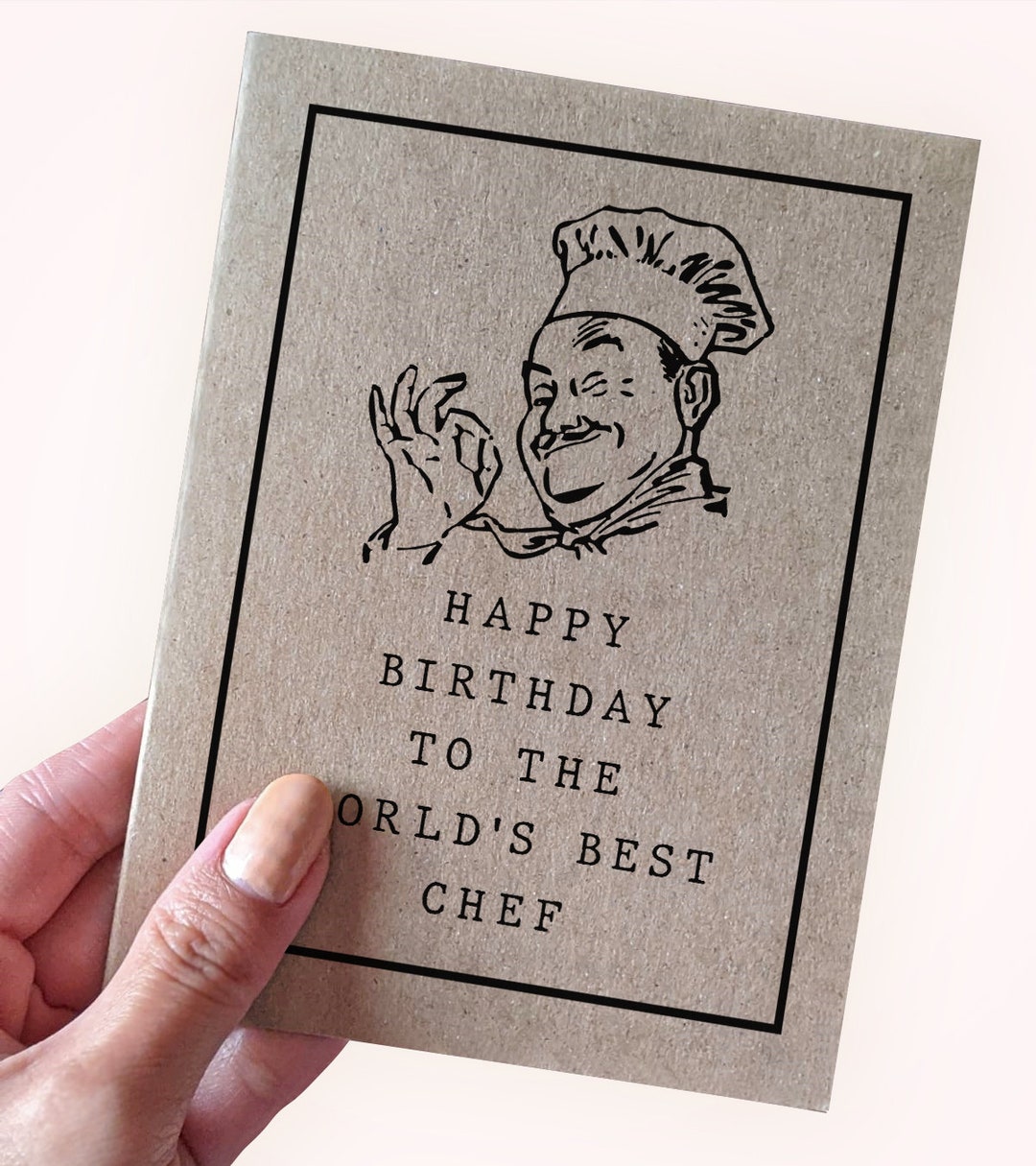 Foodie Birthday Card Happy Birthday to the World's Best Etsy