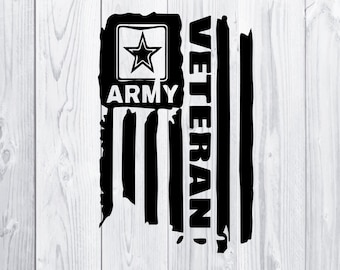 Army Veteran svg, Decal svg download svg png ai eps dxf, compatible all Cutters, Printers, CNC Routers using any of the listed file types
