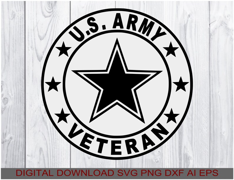 Download Army Veteran svg Decal svg download svg png ai eps dxf | Etsy
