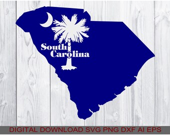 South Carolina SVG, Decal SVG Download, svg png ai dxf eps, Compatible all Cutters, Printers, CNC Routers using any of the listed file types