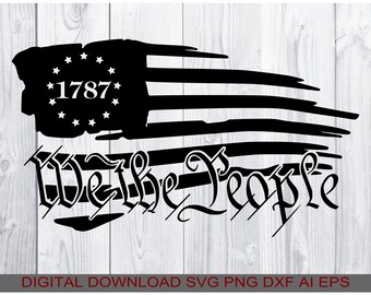 2nd Amendment, We The People svg, Download compatible all Cutters, Printers, CNC Routers using any of the listed file types