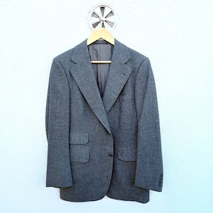 Vintage ESSGE Wollsakko: Graue Schwedische Anzugjacke