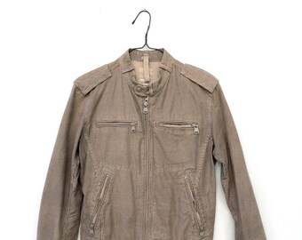 Nude Denim Jacket - Etsy