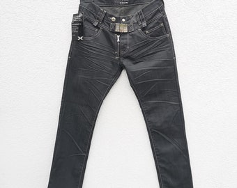 パンツ DELAY by Win&Sons damage flared denim Flare Jeans Delay by Fin & Sons Waxed Denim Bootcut Y2k