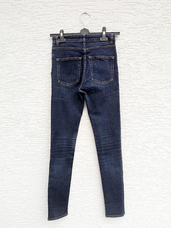 Womens ACNE Studios skinny jeans Pin RW Rinse  Hi… - image 4