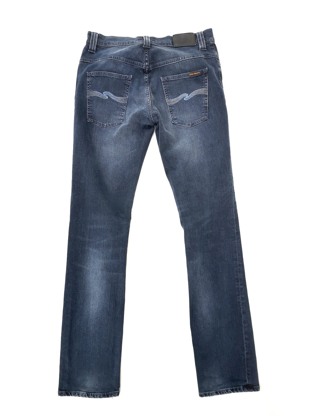 Nudie Thin Finn Skinny Jeans - Organic Stretch Denim (W33 L34) - Etsy