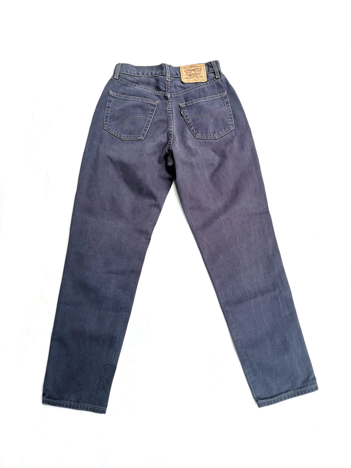 90s Vintage Levis 432 Mom Jeans : High Waist Indigo Denim Made in Croatia, foto 3 di 5