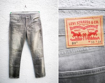 Gray 511 Levis | Etsy