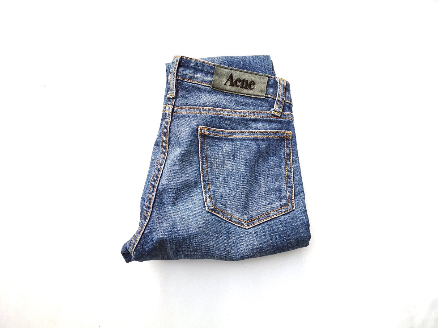Rare Edition ACNE Patchwork Jeans 26x32 - Acne Kex/patch