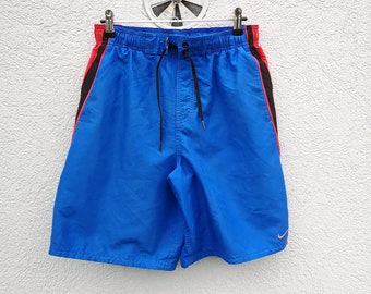 Vintage Y2k  Nike Running Shorts, Colour  Block   ,Men's Small - Y2K Rave Gym Trunks