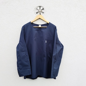 Vintage 80s Sanfor Shirt -Dark Indigo Blue-  Factory Workwear- Women&#39;s  Size 52