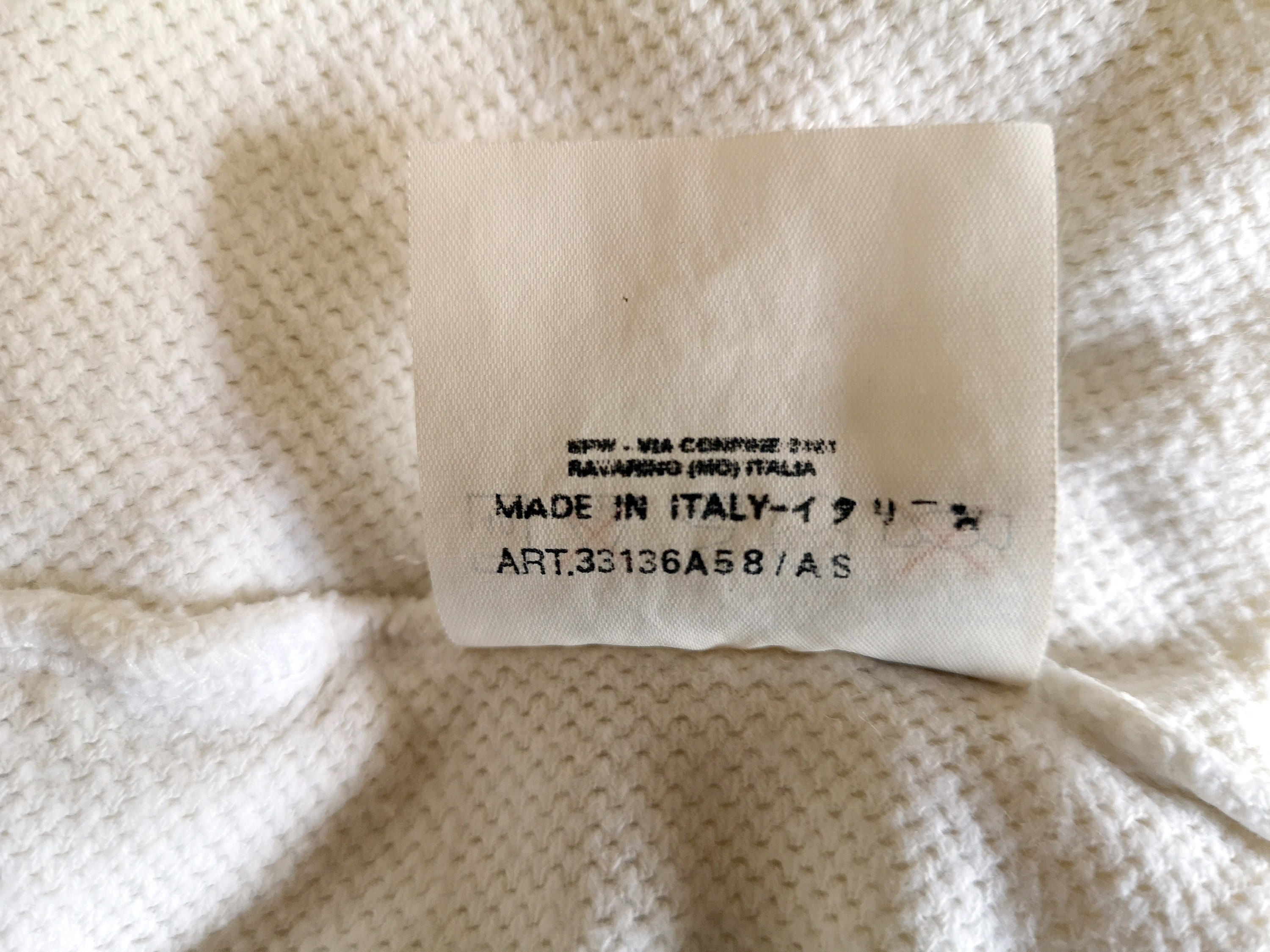 Rare Vintage C.P. Company Cotton Sweatshirt | Cream White Rare Vintage C.P. Company Cotton Sweatshirt | Cream White