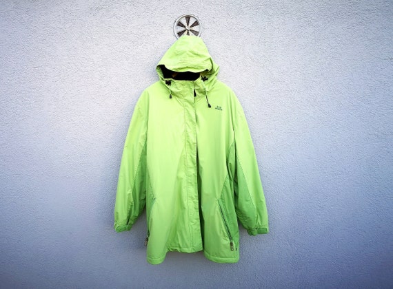 Lime Green Windbreaker Jacket Men 