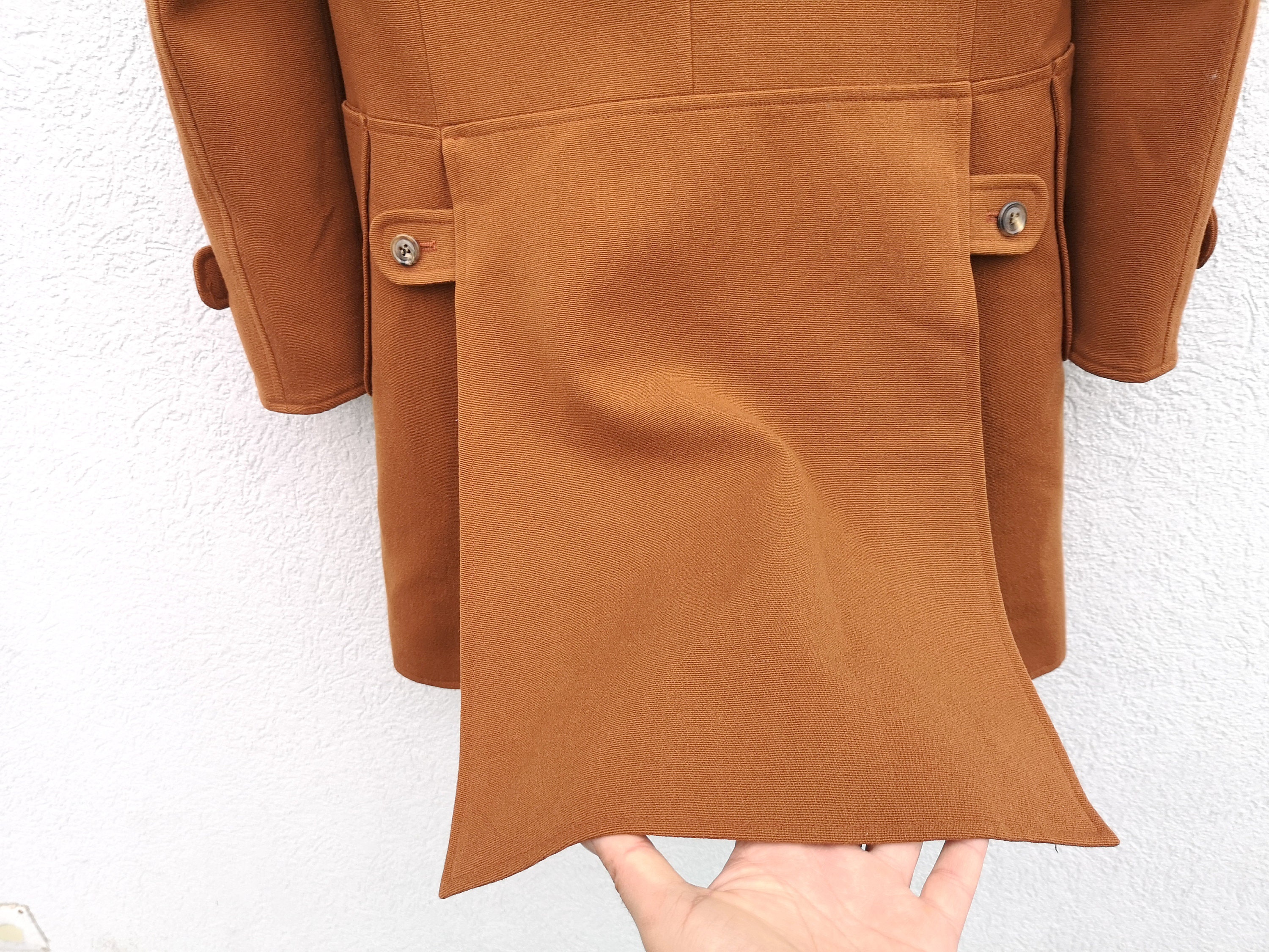 ヴィンテージ APC ダッフルコート 38 - チェスナットブラウン ウール