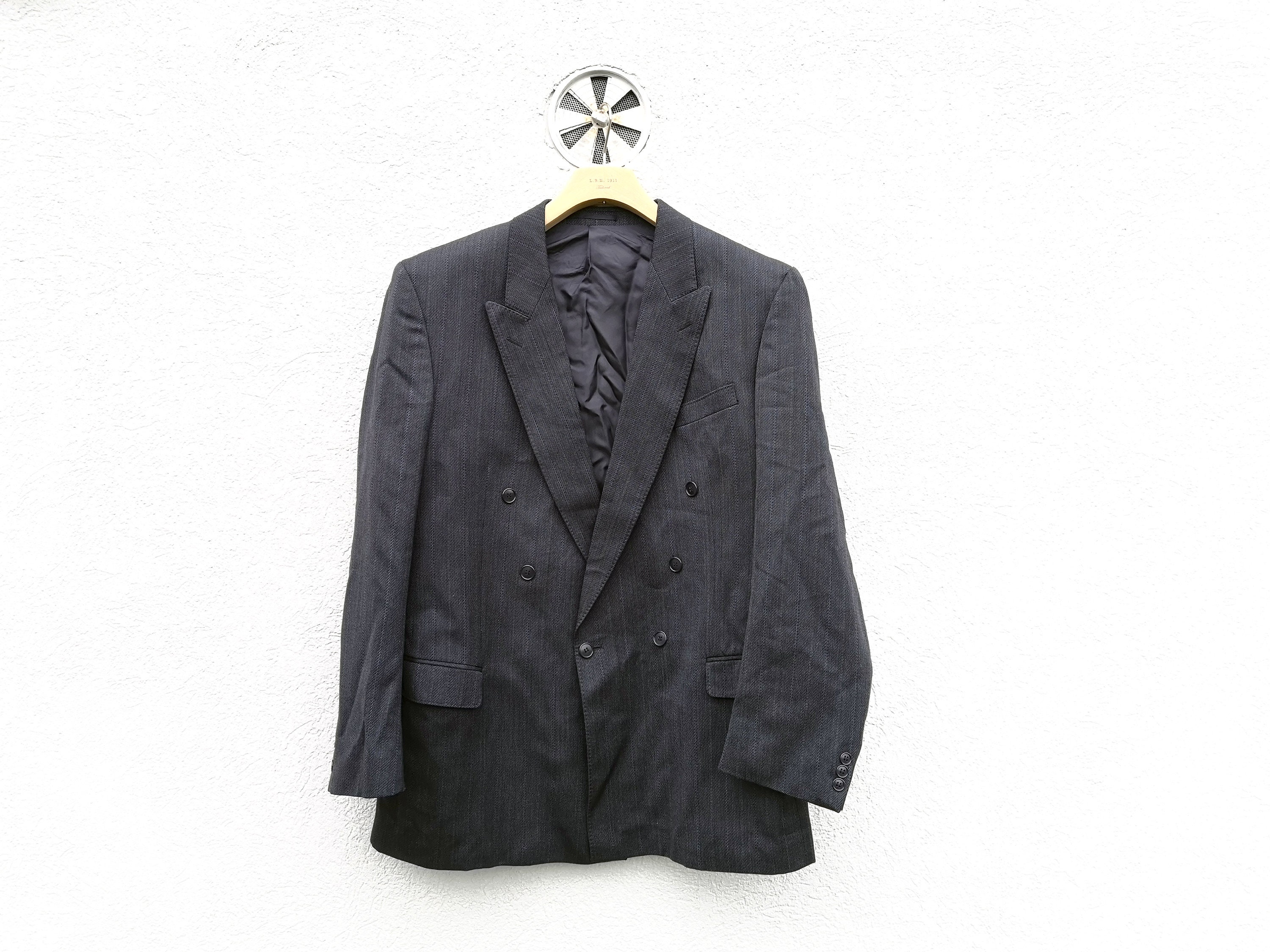 [LOW CLASSIC] /☆ 24FW VINTAGE 2-BUTTON WOOL BLAZER/CHARCOAL Tropical Wool 2 Button Blazer - Charcoal – Corridor