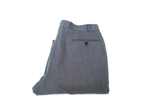 Vintage Daniel Hechter Gray Pleated Classic Trous… - image 1