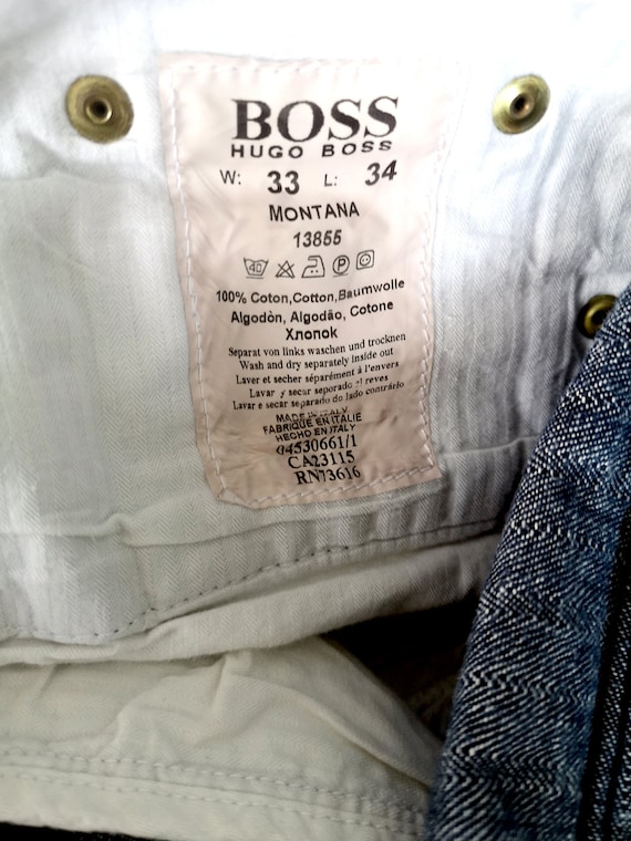 HUGO BOSS Cotton Nylon Stretch Pants Trousers Grey 40  PLAYFUL