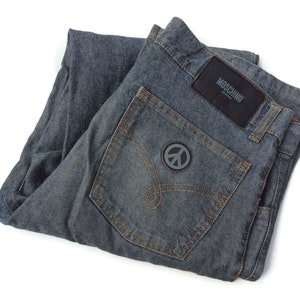 90s Moschino Speckled Denim Jeans – Vintage Workwear