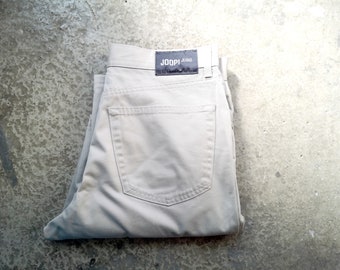 JOOP Vintage 90s Beige Jeans – Loose Fit Denim Pants