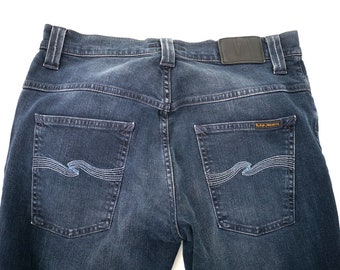 Nudie Thin Finn Skinny Jeans - Organic Stretch Denim (W33 L34) - Etsy