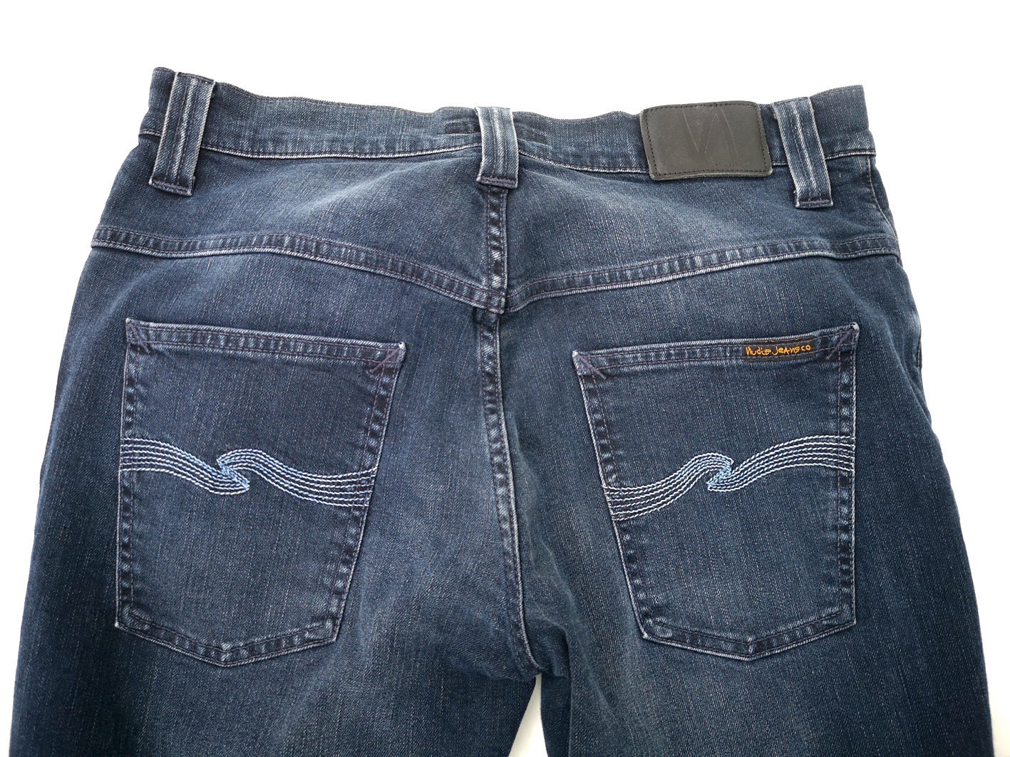Nudie Thin Finn Skinny Jeans - Organic Stretch Denim (W33 L34) - Etsy