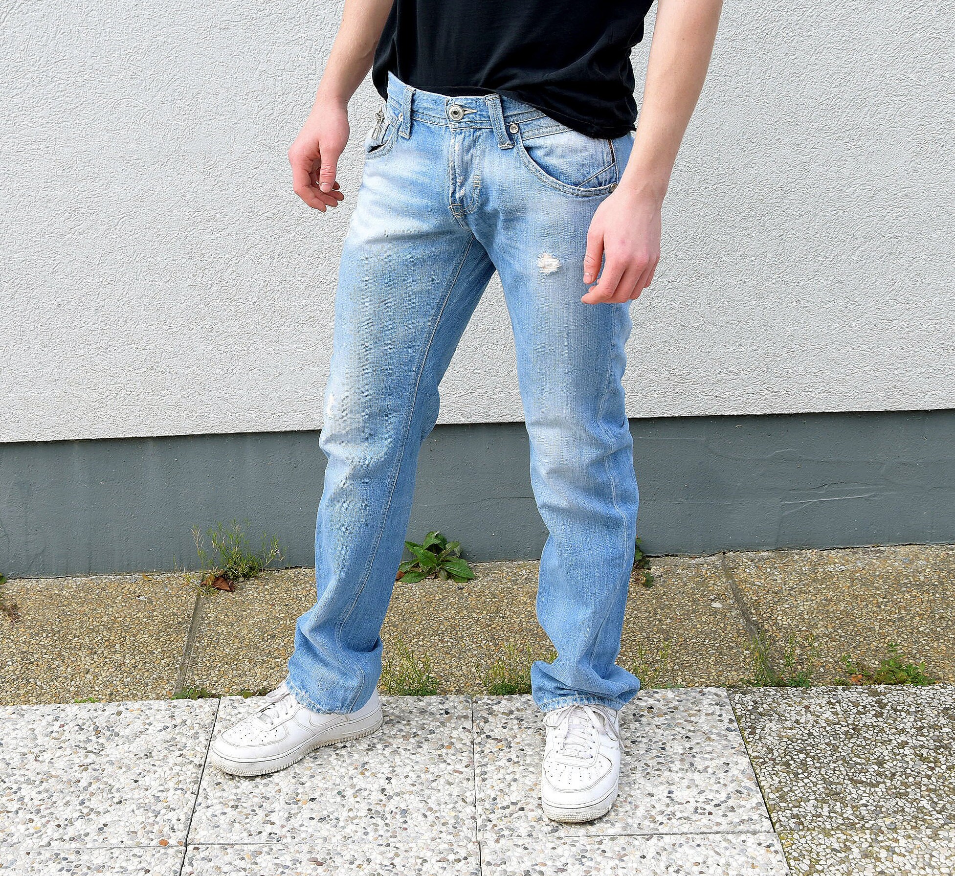 Vintage 90s MELTIN POT Slim Jeans Mens Distressed Denim W33 | Etsy Australia