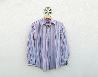 Paul Smith Vintage Striped Men's Dress Shirt - Etsy