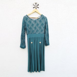 cute indie dresses Sylvia Dress (blue mist floral) 4T