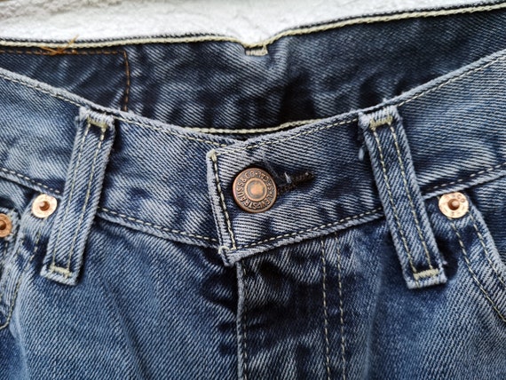 Vintage LEVIS Grey Jeans W29 L32  Boyfriend Fit -… - image 6