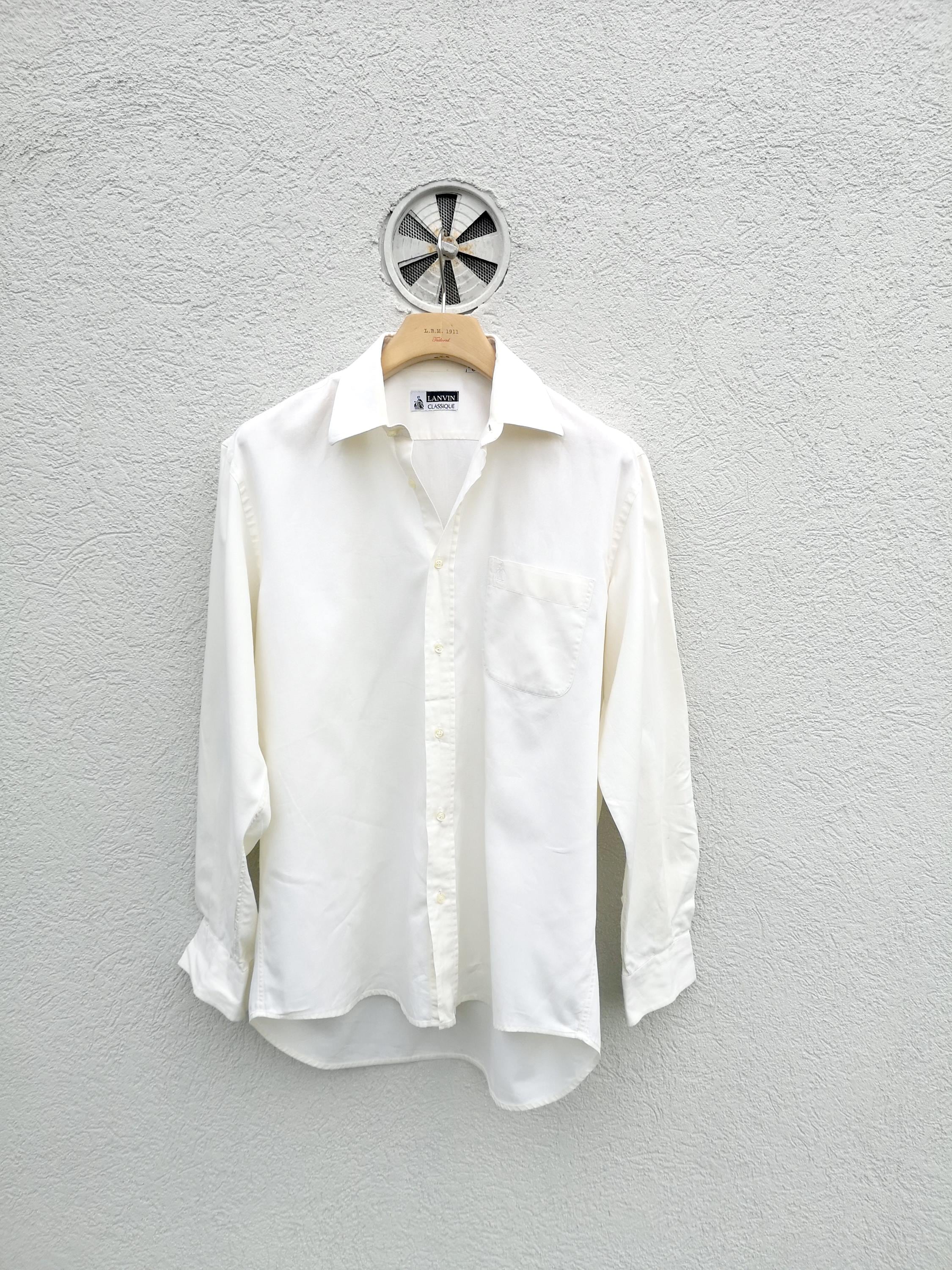 lanvin dress shirt Lanvin - Oversized Cotton Shirt For Boys - Optic White