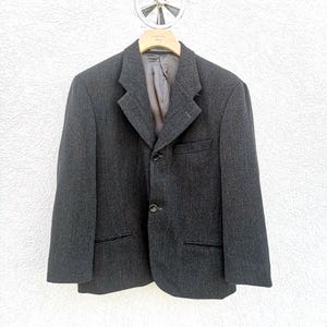 Vintage Kenzo Homme Wool Gray Coat Jacket - Etsy