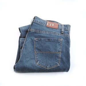 Vintage TJ - Trussardi Low Rise Stretch Jeans - Dark Blue Wash - Straight Leg - Size IT-46, 32'', UK-30