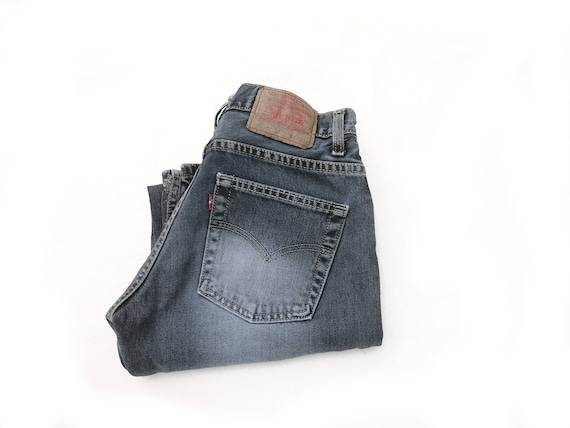 Vintage LEVIS Grey Jeans W29 L32  Boyfriend Fit -… - image 1