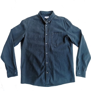 COS Dark Green Shirt Men&#39;s Medium - Y2K Minimalist ,  Long Sleeve, Button Down Military Army Shirt