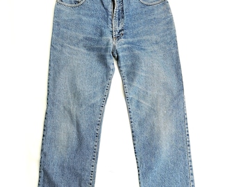 Buy Vintage CASUCCI Jeans // Blue Stonewashed Denim, Straight Leg