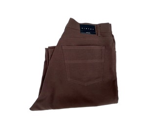 Vintage 90s SISLEY Dark Brown Men Trousers - Casual Preppy Work Pants