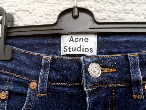 Womens ACNE Studios skinny jeans Pin RW Rinse  Hi… - image 7