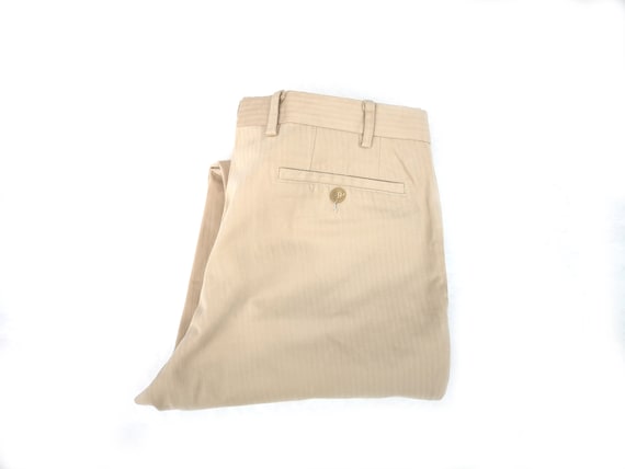 Pal Zileri, PAL ZILERI CONCEPT Beige Cotton Chino Pants - Italian Designer Preppy Resort Wear