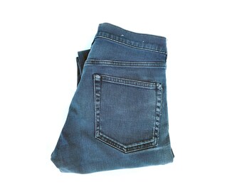 Pantalones vaqueros ajustados Vega Deep Petrol de Acne Studios, talla 30x32 para hombre.