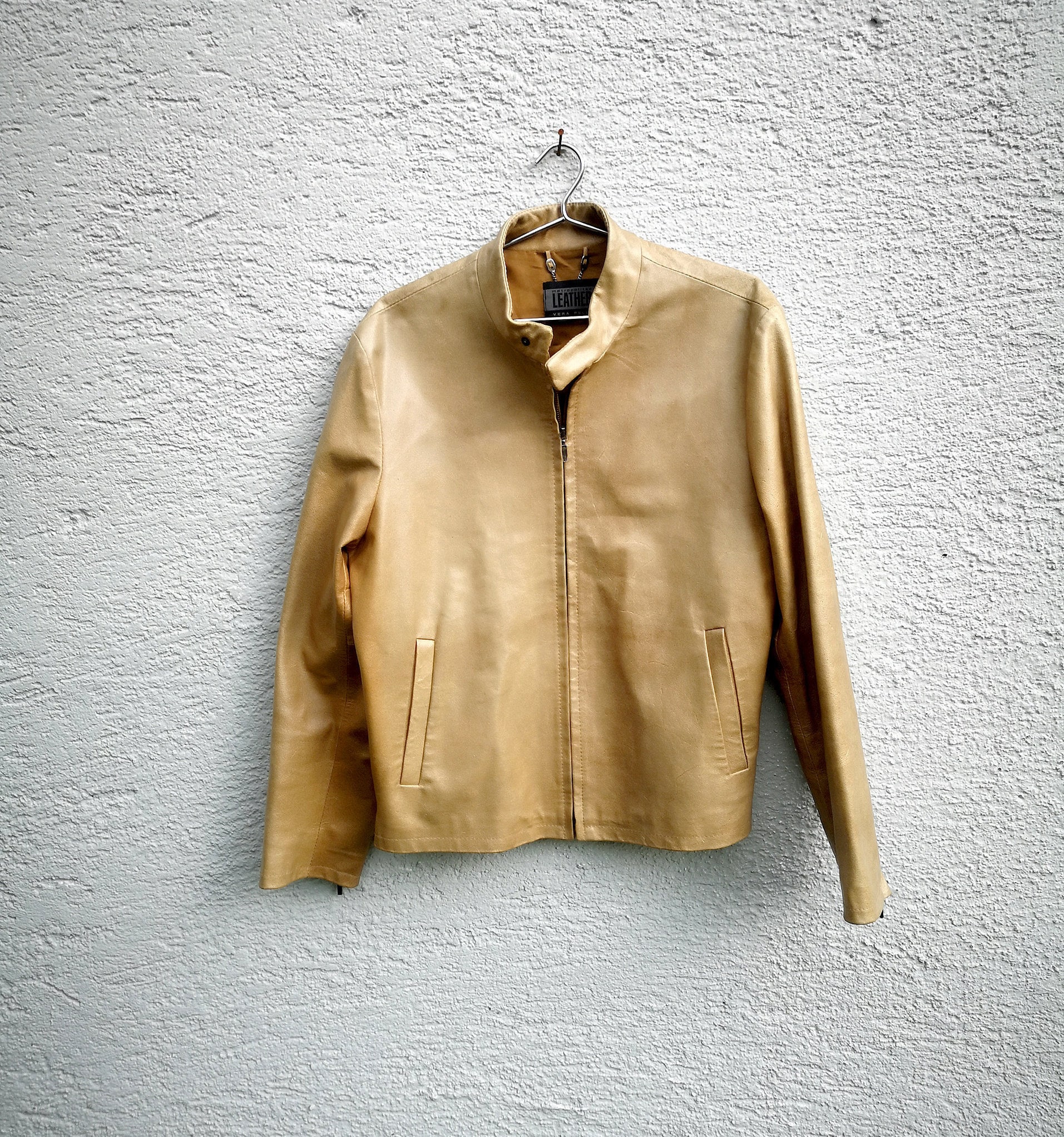 Vera pelle veste cuir homme sale