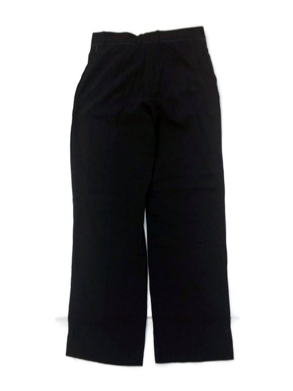 Salvatore Ferragamo Black Wool Palazzo Trousers |… - image 3