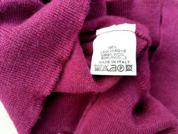 Gran Sasso Extra Fine Merino Wool  Jumper  - Purp… - image 5