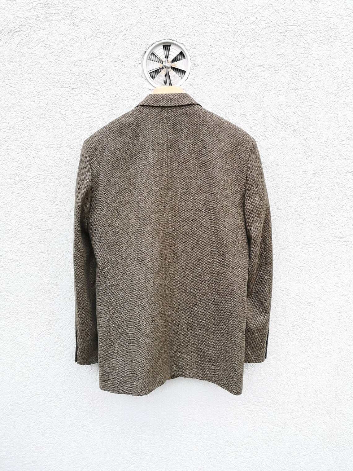 Brown Speckled Vintage Wool Sport Coat : Classic Tailored Cut, foto 4 di 5
