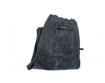 Black Vintage Cargo  Pants -  size 36 (W31 L34)  - Dekker Utility Denim Trousers -  Vintage Workwear