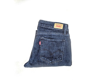 Women Levis 531 Skinny  Jeans    Low rise   Levi  Strauss & Co Dark Blue Indigo Denim Trousers size 4